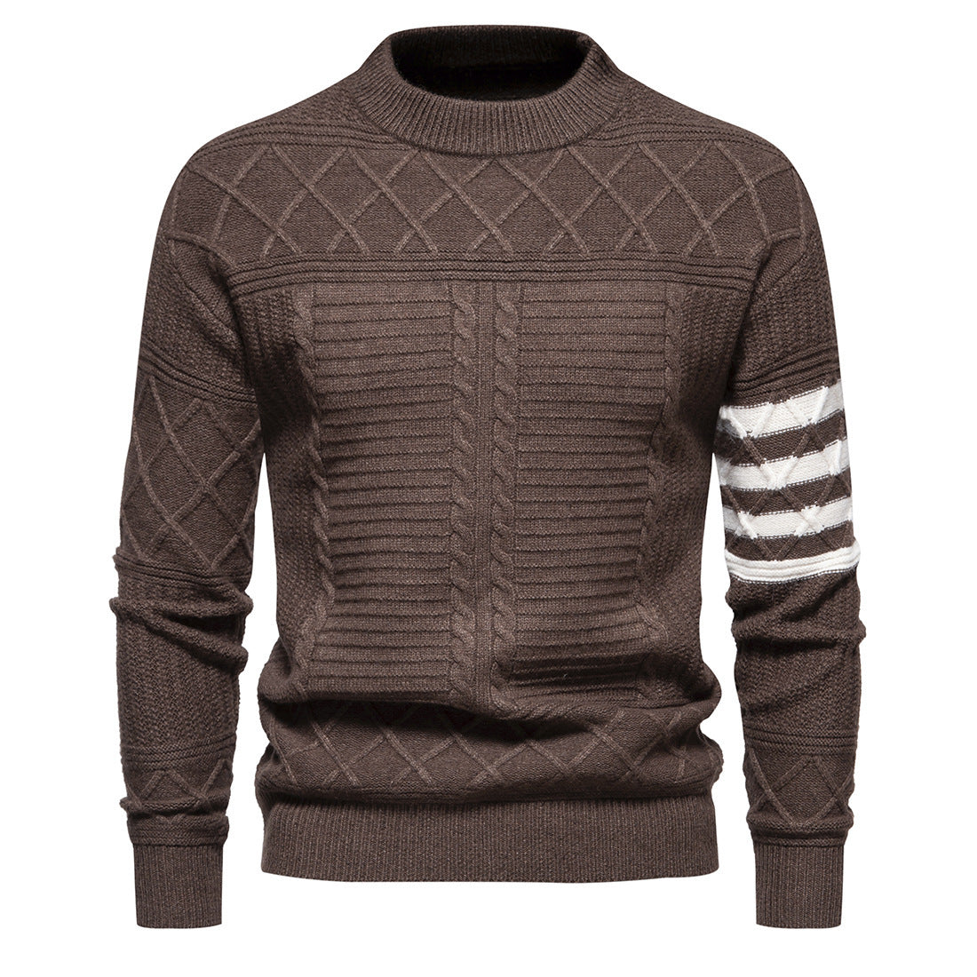 Men's Knitwear Sweater Fashion Simple Color Matching